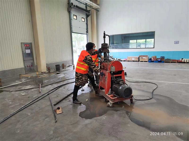 萨尔图厂房地面下沉塌陷注浆加固施工